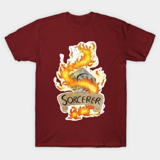 Sorcerer D&D Class T Shirt T-Shirt